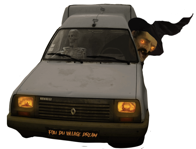 fou du village dream volant renault express risitas cash crie sorciere hurle zinzin tare chauffard