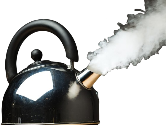 bouilloire chauffe chauffer eau vapeur chaud the tisane