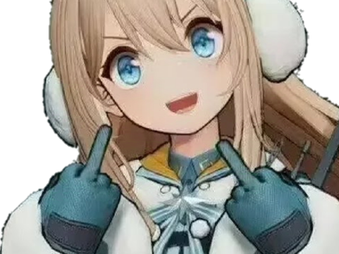 girls frontline 2 gfl gfl2 suomi doigt dhonneur honneur middle finger cheh anime gacha