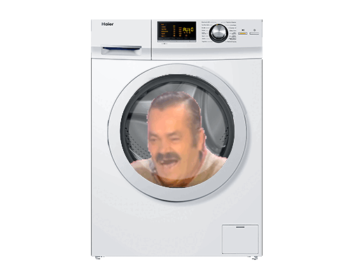 risitas machine laver lave linge hublot rire issou ahi tourne retourne