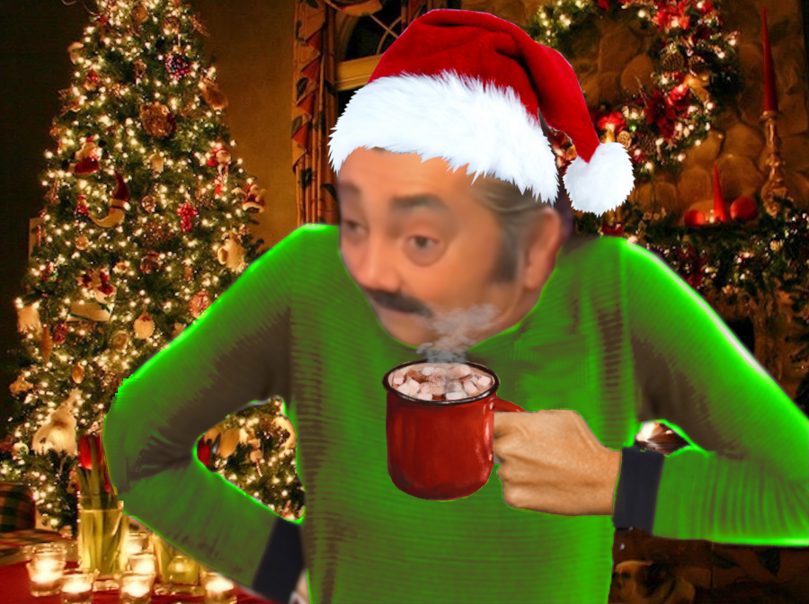 noel lutin fete bonnet cosy chocolat chaud hiver sapin cadeau festif decembre