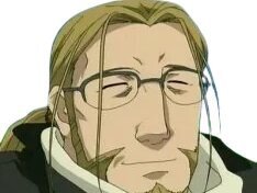 van hoheneim fma fullmetal alchemist manga anime blond lunettes