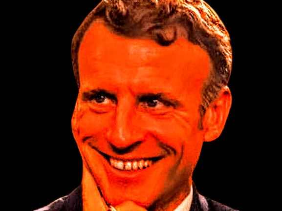 macron emmanuel president republique demon rouge