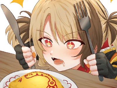 kikoojap germanqueen gigi murin hololive vtuber faim hungry manger repas