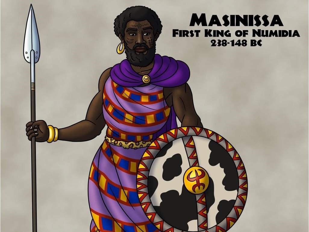 massinissa noir numide algerien