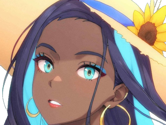 donna nessa pokemon pkm 8g championne dresseuse arene skifford galar eau waifu femme anime jeu