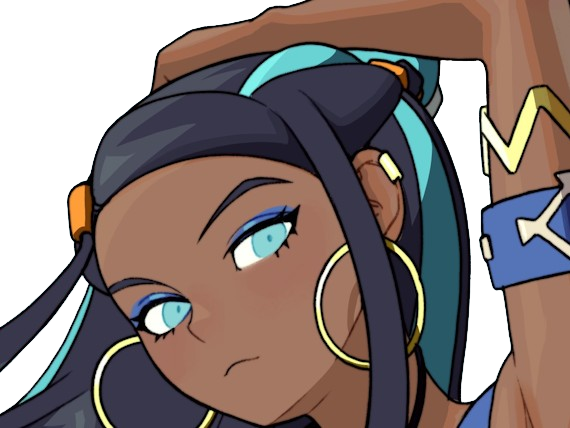 donna nessa pokemon pkm 8g championne dresseuse arene skifford galar eau waifu femme anime jeu