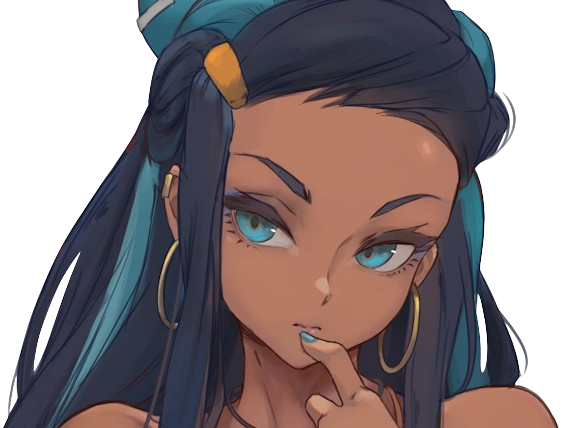 donna nessa pokemon pkm 8g championne dresseuse arene skifford galar eau waifu femme anime jeu