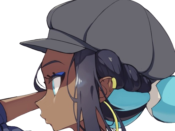 donna nessa pokemon pkm 8g championne dresseuse arene skifford galar eau waifu femme anime jeu