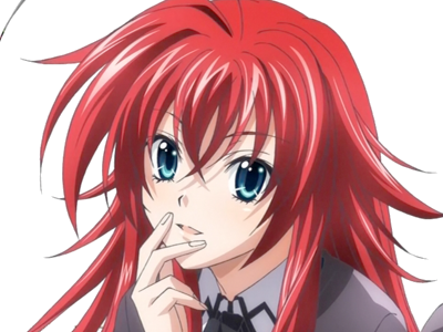 rias gremory demon classe superieur etudiante high school dxd anime manga rousse femme waifu