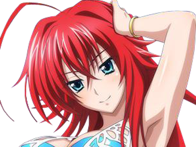 rias gremory demon classe superieur etudiante high school dxd anime manga rousse femme waifu