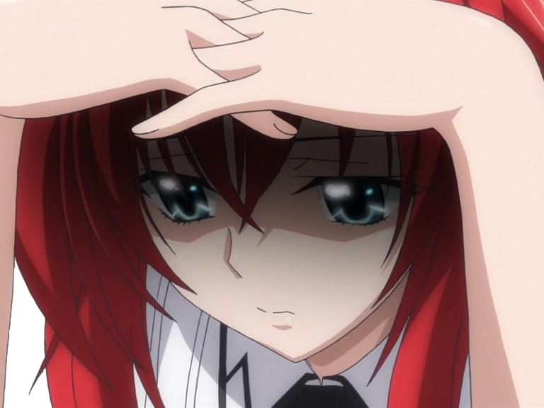 rias gremory demon classe superieur etudiante high school dxd anime manga rousse femme waifu