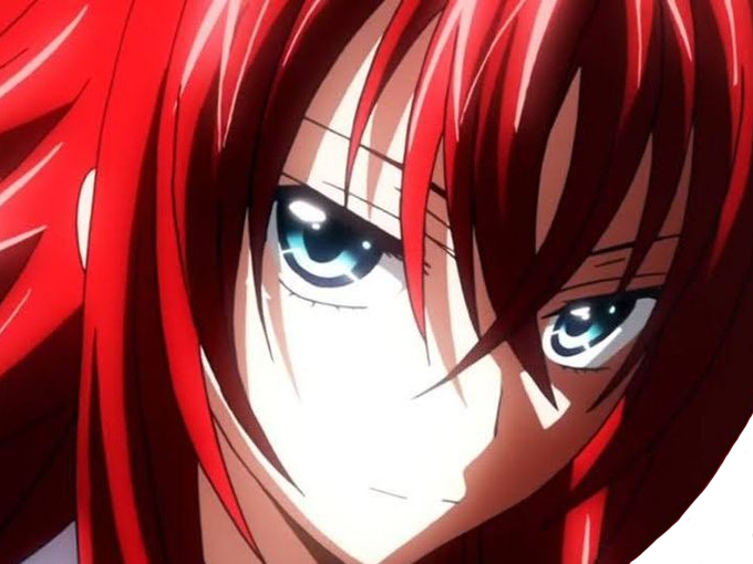 rias gremory demon classe superieur etudiante high school dxd anime manga rousse femme waifu