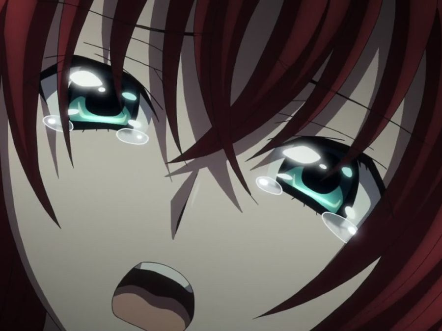 rias gremory demon classe superieur etudiante high school dxd anime manga rousse femme waifu