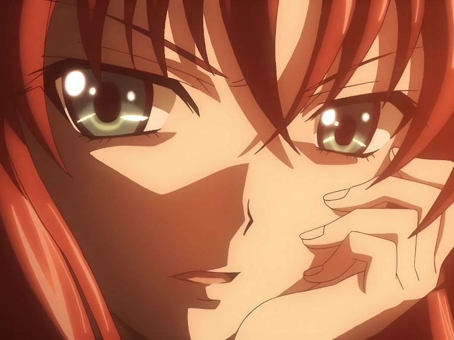 rias gremory demon classe superieur etudiante high school dxd anime manga rousse femme waifu