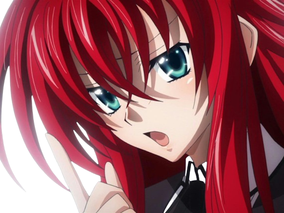 rias gremory demon classe superieur etudiante high school dxd anime manga rousse femme waifu