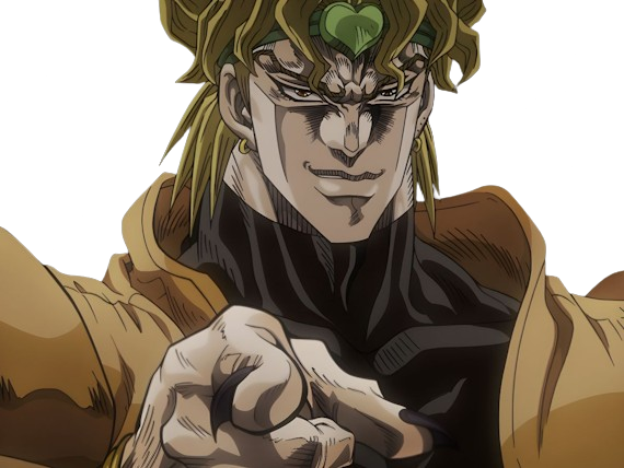 dio brando vampire jojos bizarre adventure jojo anime manga blond antagoniste muda zawarudo