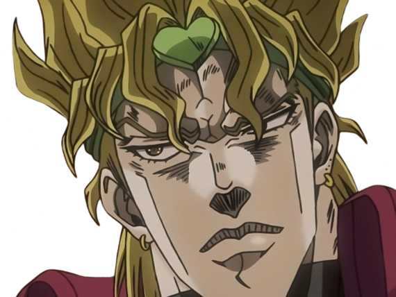 dio brando vampire jojos bizarre adventure jojo anime manga blond antagoniste muda zawarudo