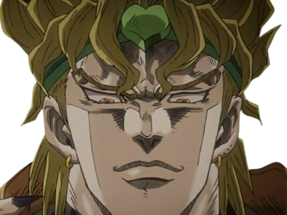 dio brando vampire jojos bizarre adventure jojo anime manga blond antagoniste muda zawarudo