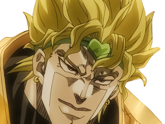 dio brando vampire jojos bizarre adventure jojo anime manga blond antagoniste muda zawarudo