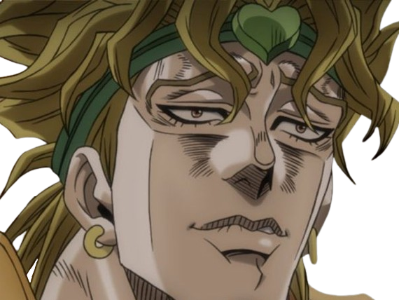 dio brando vampire jojos bizarre adventure jojo anime manga blond antagoniste muda zawarudo