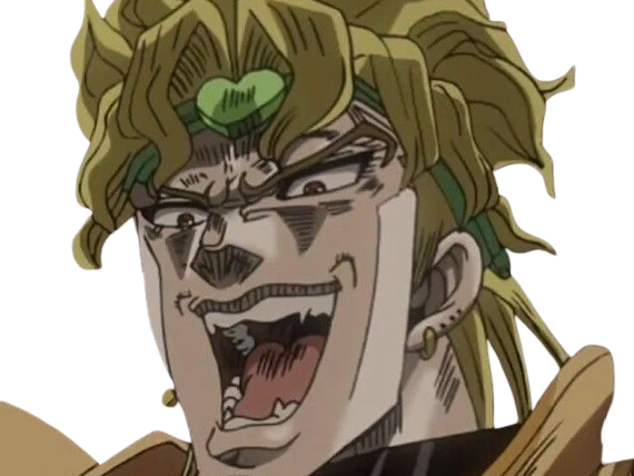 dio brando vampire jojos bizarre adventure jojo anime manga blond antagoniste muda zawarudo