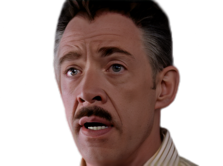 Sticker spiderman spider man spider man 2 j jonah jameson jjj jk simmons daily bugle patron journaliste par Cinemassacre_