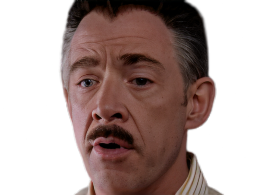Sticker spiderman spider man spider man 2 j jonah jameson jjj jk simmons daily bugle patron journaliste par Cinemassacre_