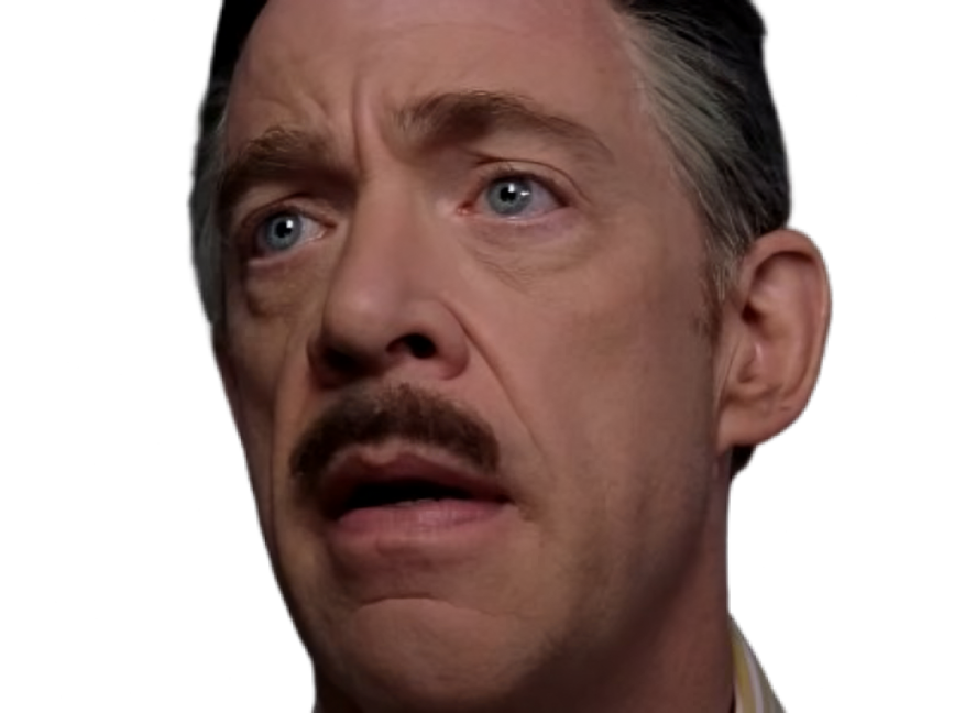Sticker spiderman spider man spider man 2 j jonah jameson jjj jk simmons daily bugle patron journaliste par Cinemassacre_