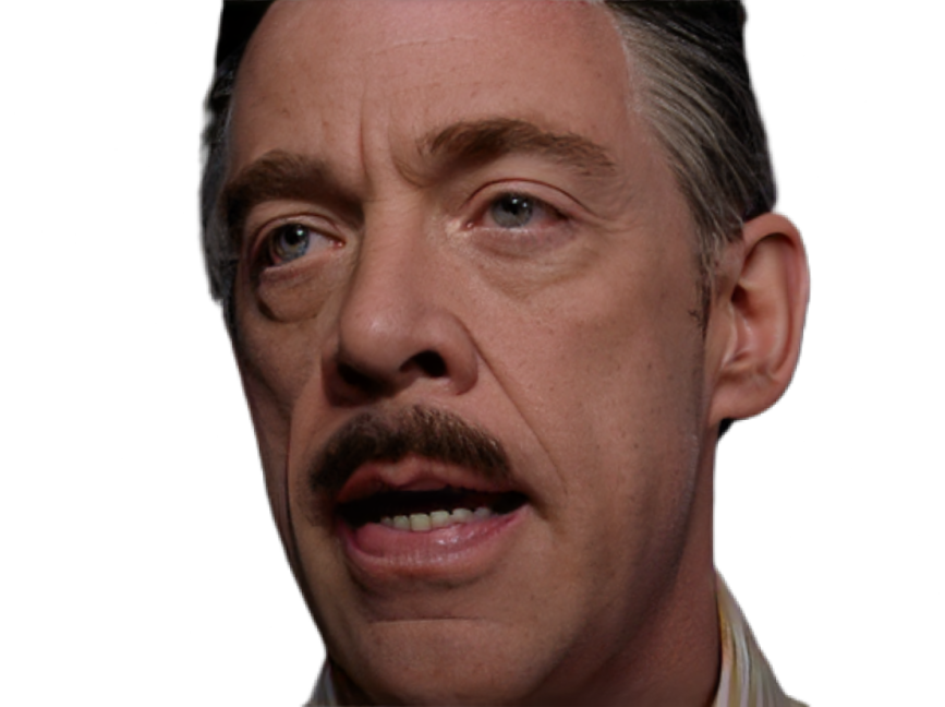 Sticker spiderman spider man spider man 2 j jonah jameson jjj jk simmons daily bugle patron journaliste par Cinemassacre_