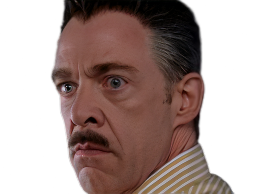 Sticker spiderman spider man spider man 2 j jonah jameson jjj jk simmons daily bugle patron journaliste par Cinemassacre_