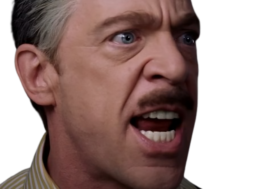 Sticker spiderman spider man spider man 2 j jonah jameson jjj jk simmons daily bugle patron journaliste par Cinemassacre_