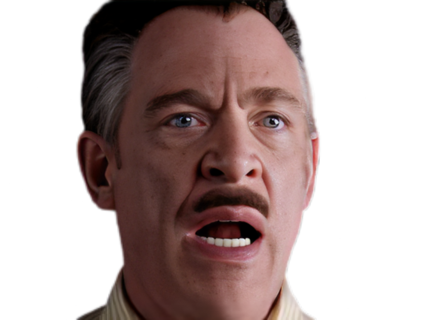 Sticker spiderman spider man spider man 2 j jonah jameson jjj jk simmons daily bugle patron journaliste par Cinemassacre_