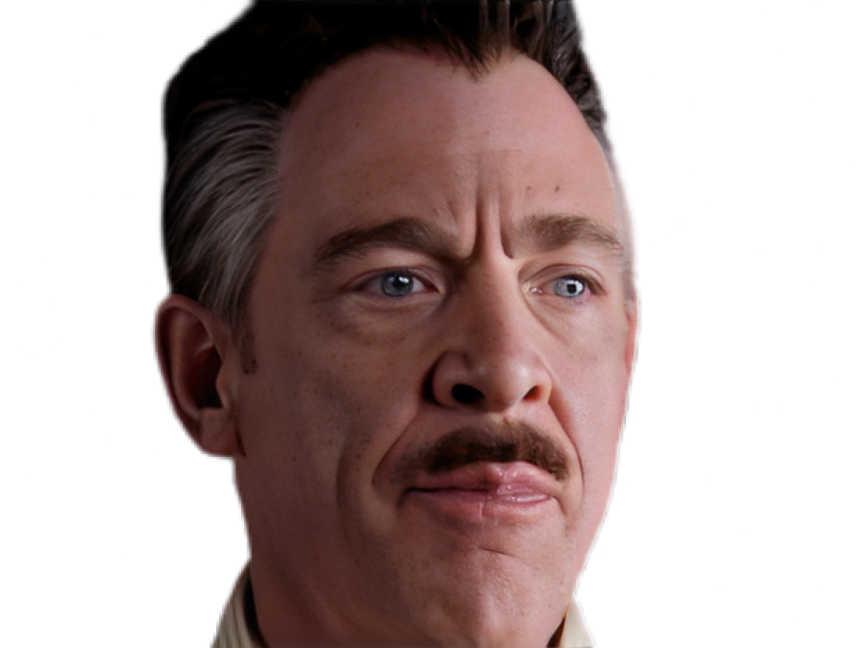 Sticker spiderman spider man spider man 2 j jonah jameson jjj jk simmons daily bugle patron journaliste par Cinemassacre_