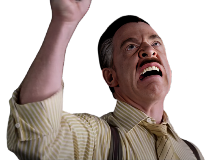 Sticker spiderman spider man spider man 2 j jonah jameson jjj jk simmons daily bugle patron journaliste par Cinemassacre_