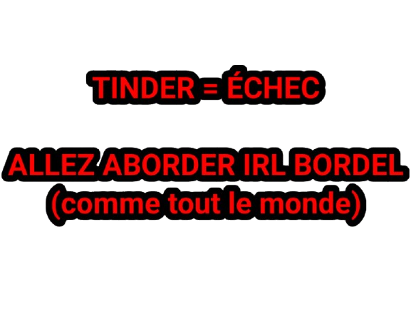 tinder boucle stop irl
