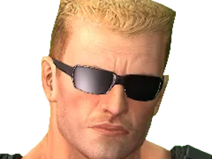 duke nukem jeu video homme americain action militaire muscle blond murica