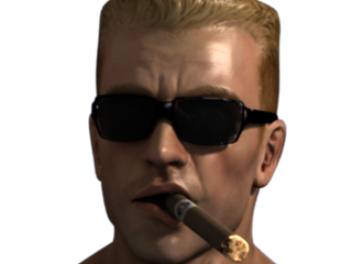 duke nukem jeu video homme americain action militaire muscle blond murica