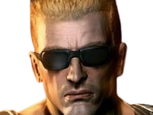 duke nukem jeu video homme americain action militaire muscle blond murica