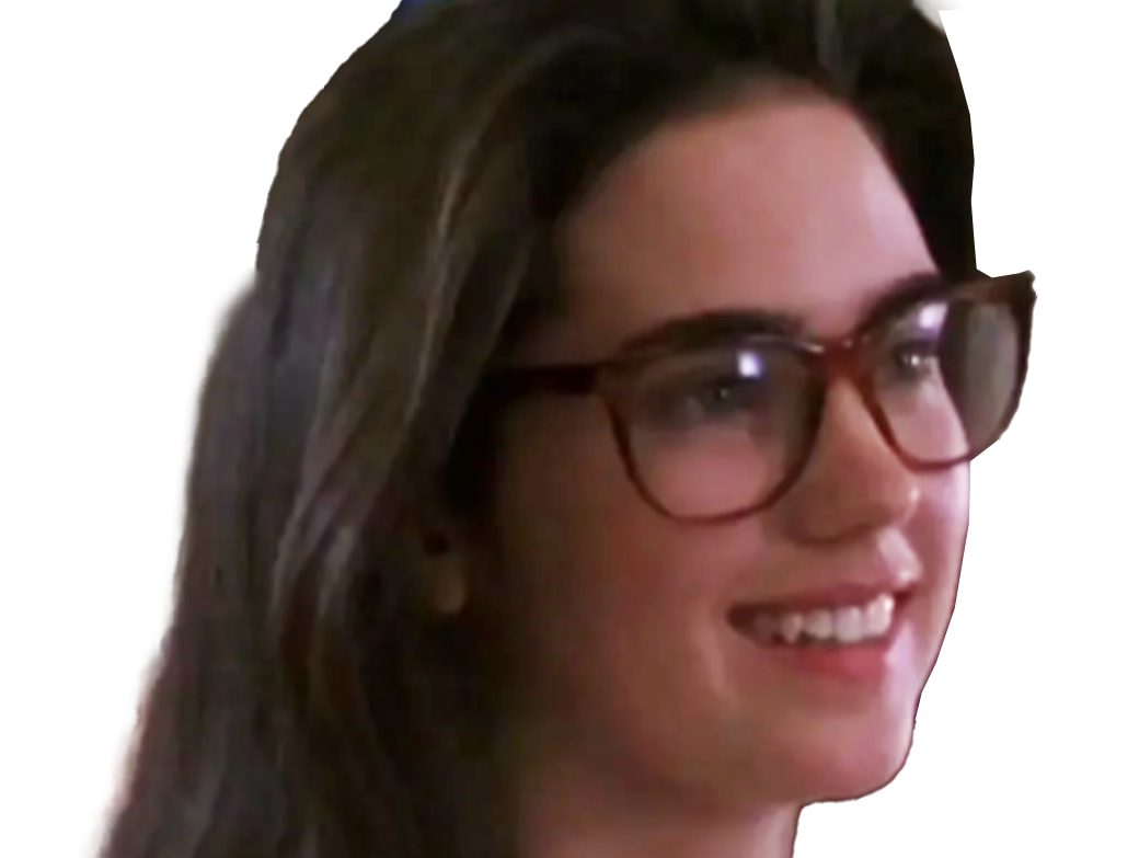 jennifer lynn connelly actrice femme oscarise americaine jeune hot spot film 1990 lunettes