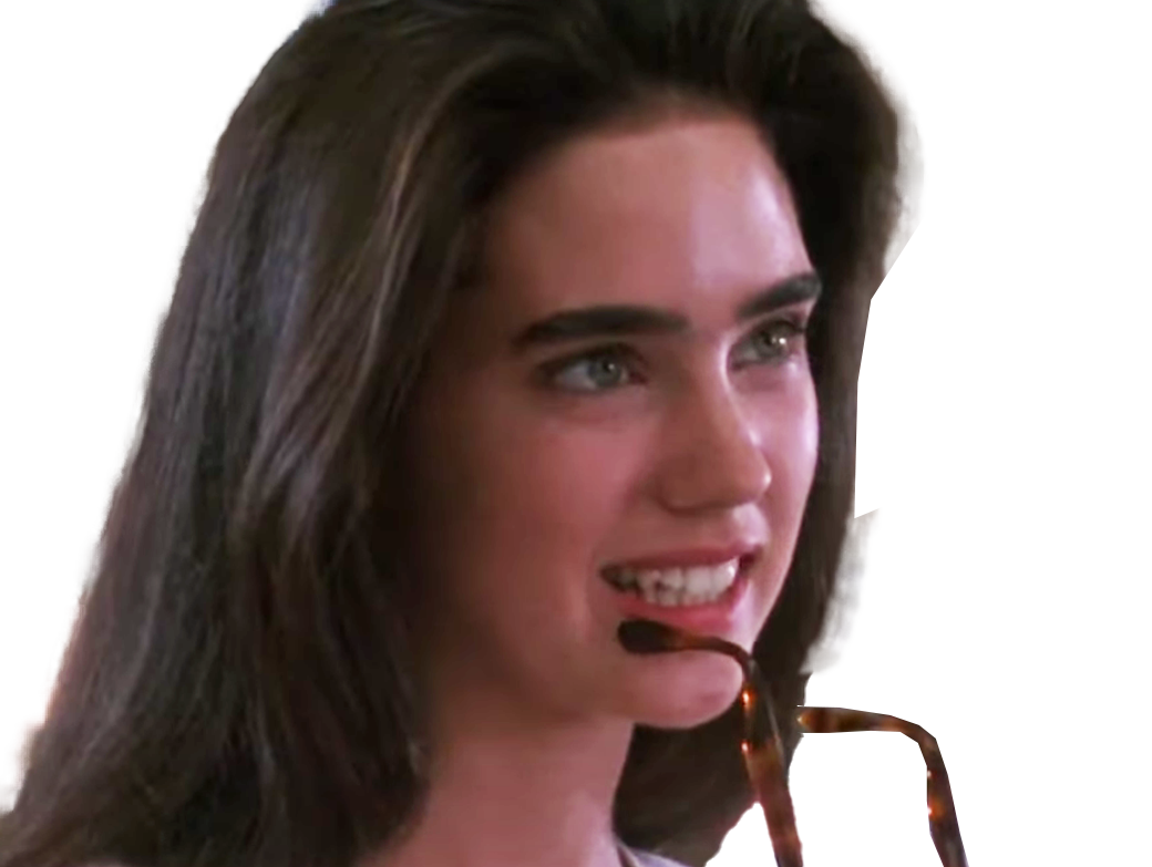 jennifer lynn connelly actrice femme oscarise americaine jeune hot spot film 1990 lunettes