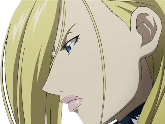 olivia mira armstrong full metal alchemist brotherhood fma anime manga femme waifu blonde militaire general