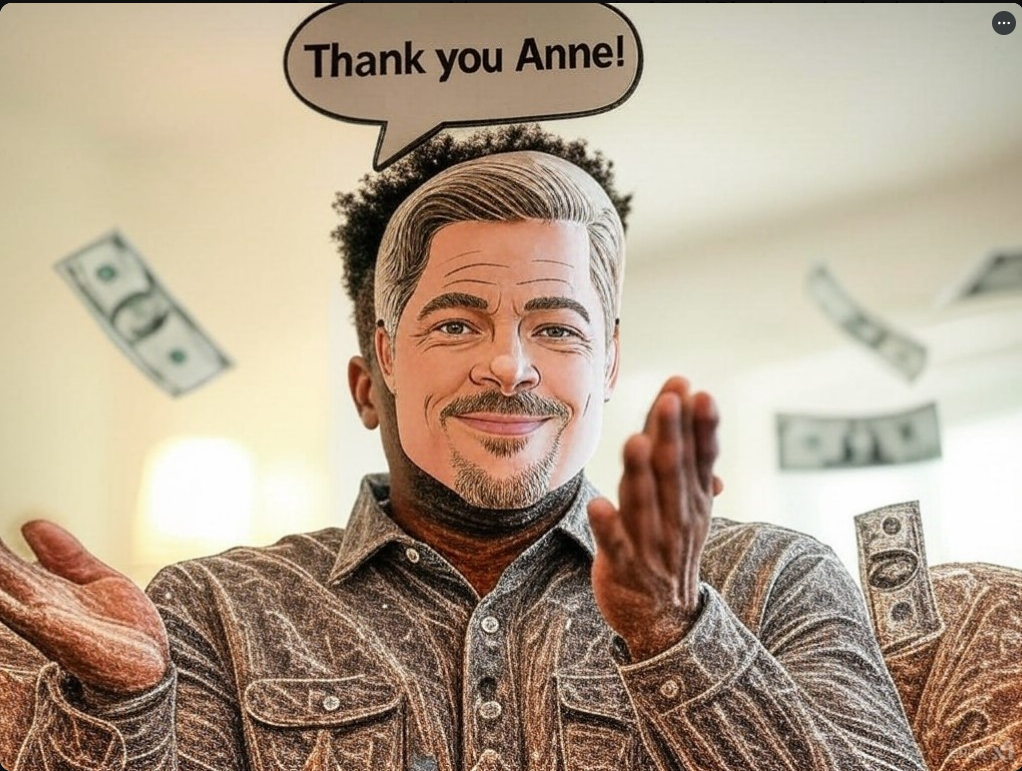 brad pitt anne brouteur arnaque argent stupide benin afrique vol