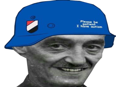 oskar dirlewanger waffen ss allemand casque autisme