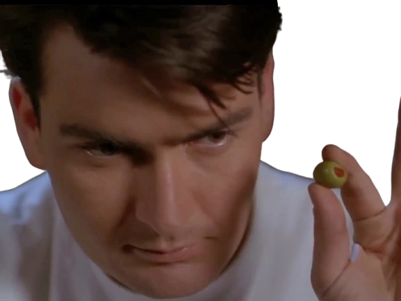 charlie sheen hot shot cinema film olive