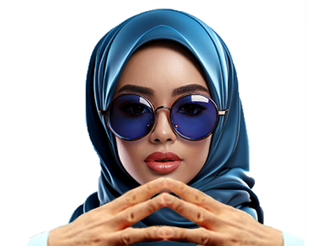 muslim rendu 3d islam girl