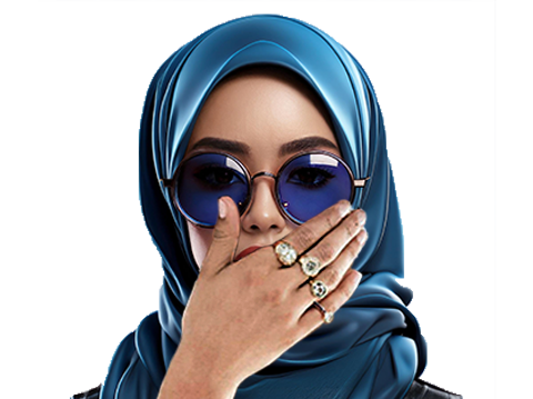 muslim rendu 3d islam girl