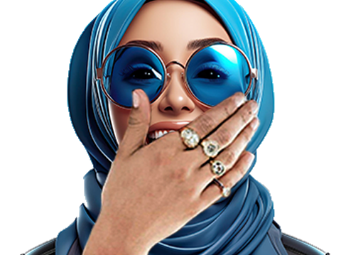 muslim rendu 3d islam girl