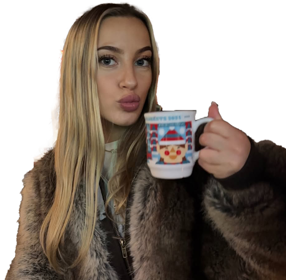 evie garbe eviegarbe blonde tasse