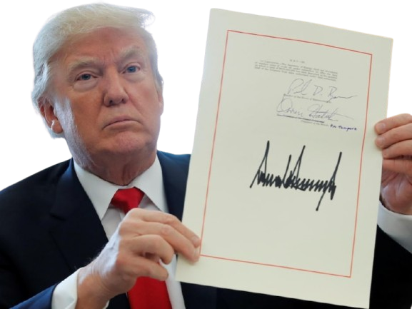 trump donald signature decret loi anti woke swing swinguer usa
